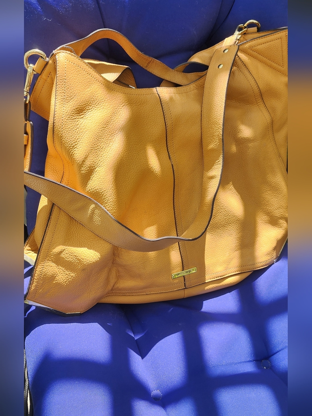 Stylish Mustard Leather Shoulder Bag